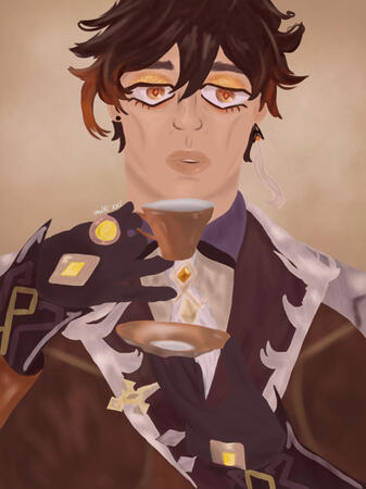 sample cartoon portrait 1